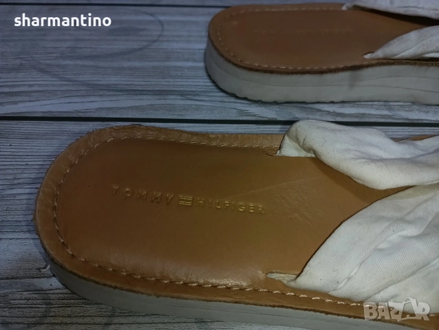 Tommy Hilfiger N 37,5 чехли, снимка 2 - Чехли - 54398113