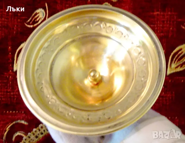 Бронзов чайник Слънце,1.1 кг.,2.8 литра. , снимка 7 - Антикварни и старинни предмети - 55666367