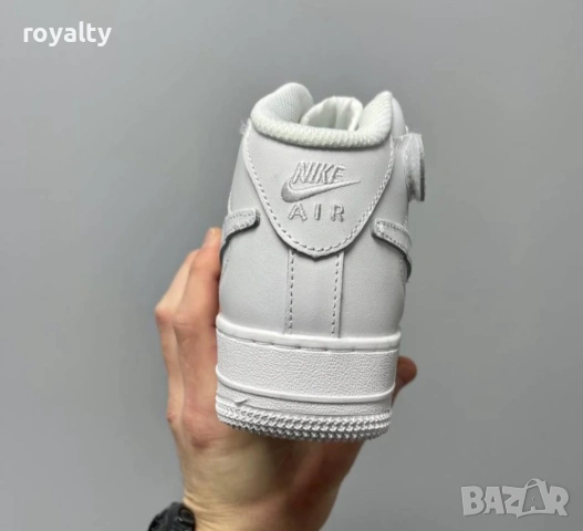 Nike Air Force 1 White Нови Бели Дамски Маратонки Найк с Кутия , снимка 3 - Маратонки - 54429123