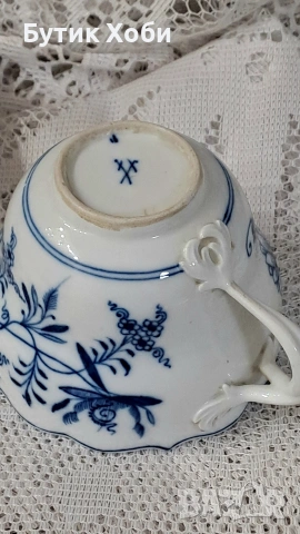 Магията на Майсен - ,,Син лук / Zwiebelmuster,,, снимка 9 - Антикварни и старинни предмети - 53957243