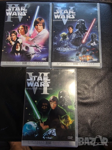 Продавам Star Wars на DVD 3,4,5,6, снимка 3 - DVD филми - 54664997