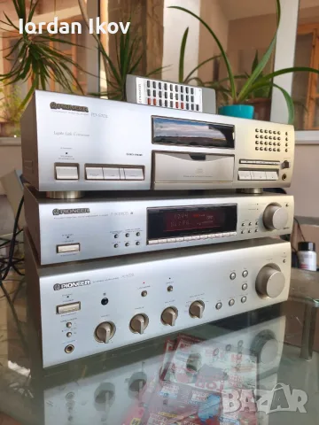 Pioneer A-502R + PD-S702-G + F-502RDS-G, снимка 2 - Аудиосистеми - 55314301