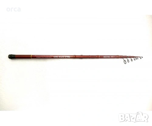 Въдица Osako FALCON TELE SPIN телескоп с водачи 3.00–3.60 м, снимка 2 - Въдици - 54308740