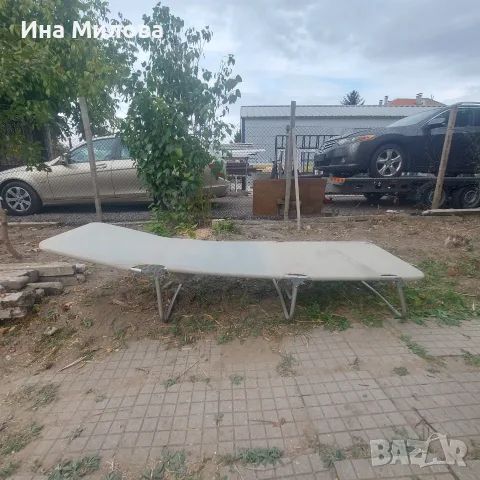 Бризентово походно сгъваемо легло, снимка 2 - Къмпинг мебели - 55425930