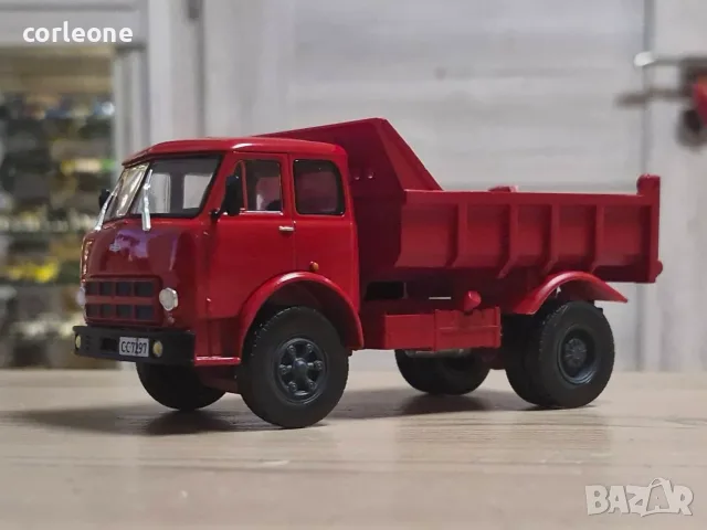МАЗ 503 А самосвал 1970 - мащаб 1:43 на DeAgostini моделът е нов в блистер MAZ