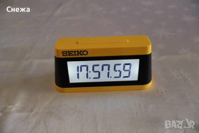  Seiko QHL091Y дигитален маратонски часовник, снимка 6 - Други - 55079853