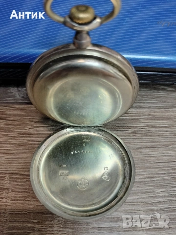 Omega часовник сребро 800, снимка 5 - Антикварни и старинни предмети - 54726822