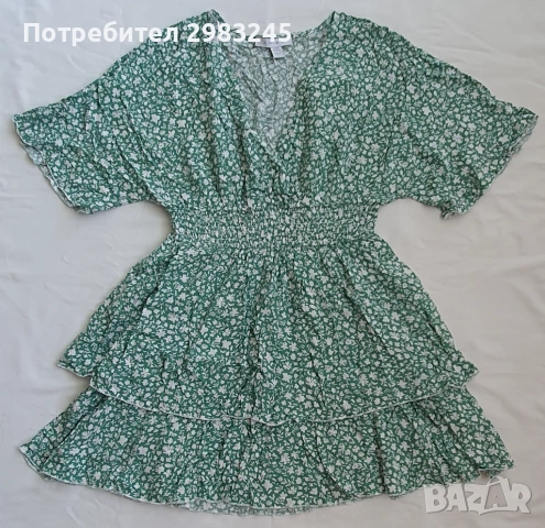Лятна рокля с къси ръкави