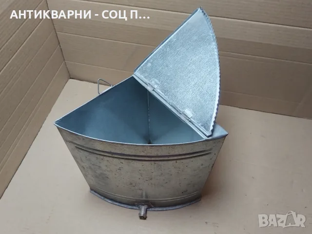 Стар Соц Ъглов Поцинкован Градински Умивалник. / НОМЕР 519., снимка 6 - Напояване - 55696349
