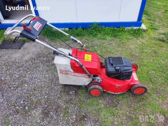 Бензинова самоходна косачка с кош Gutbrod BriggsStratton 150cm 4кс 4t 50см 33кг, снимка 7 - Градинска техника - 54364406