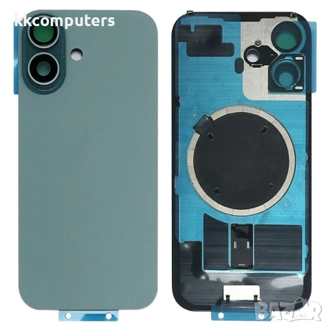 OEM Заден Капак за iPhone 16 Plus с Рамка, Стъкло за Камерата и Магнитен Ринг – 5 цвята, снимка 5 - Резервни части за телефони - 54749884
