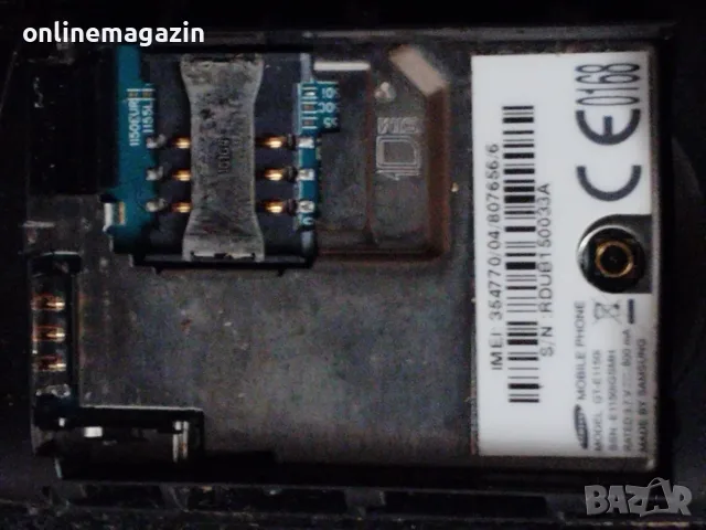 Сгъвам телефон Samsung GT-E1150i със зарядно, снимка 7 - Samsung - 55451282