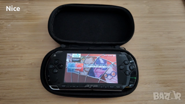 PSP + 64GB карта с игри + нова батерия + зарядно + калъф , снимка 18 - PlayStation конзоли - 54428638