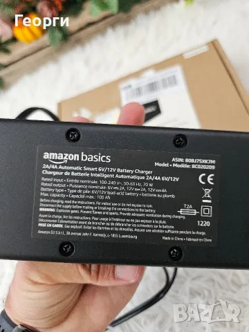 Смарт зарядно за акумулатор Amazon Basics 6V/12V (2A/4A),, снимка 3 - Друга електроника - 55679115