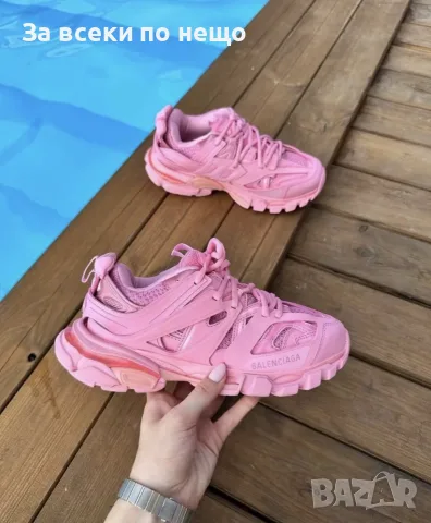Balenciaga Track Pink Дамски Маратонки👟Дамски Спортни Обувки Код ch66, снимка 5 - Маратонки - 55482074