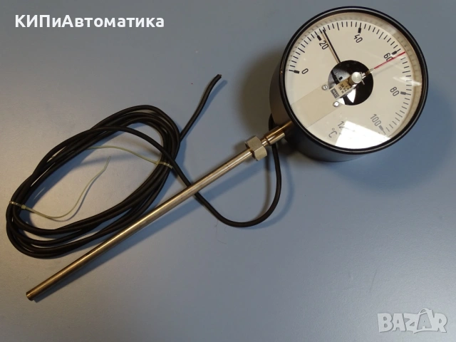 ел. контактен термометър WEC 4360/3R-310 Ø160 0/+120°C 380V, снимка 6 - Резервни части за машини - 54525851