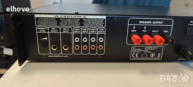 Крайно стъпало Omnitronic MP-60, снимка 2 - Ресийвъри, усилватели, смесителни пултове - 55582040