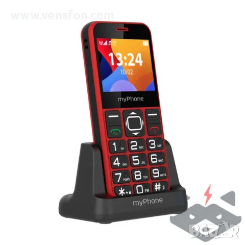 myPhone Halo 3 Телефон за възрастни /Червен/