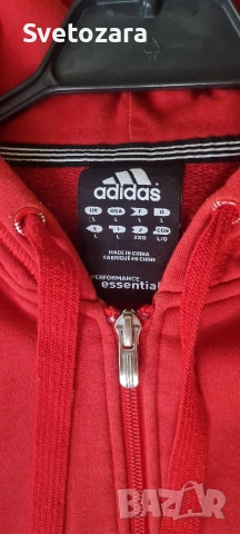 Adidas ,оригинална мъжка качулка, горнище, снимка 2 - Спортни дрехи, екипи - 54491446