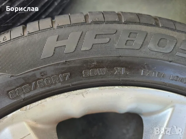 Джанти с гуми 17 от Мерцедес , снимка 3 - Гуми и джанти - 55618187