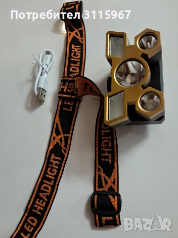 Челник с USB кабел, снимка 5 - Къмпинг осветление - 54672440