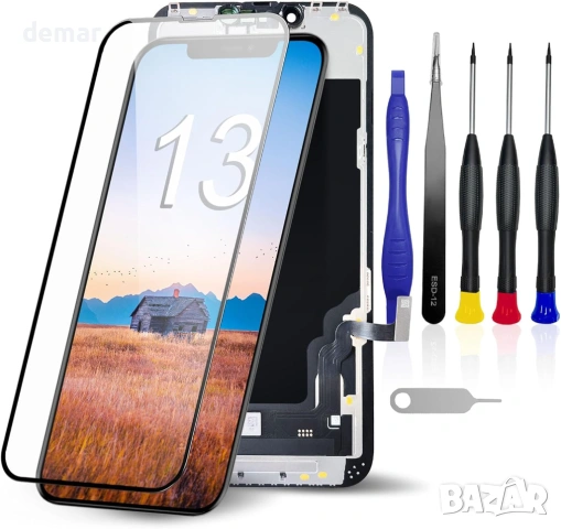 LCD екран за iPhone 13 6.1 инча (A2634, A2635, A2636, A2639), сензорен дисплей