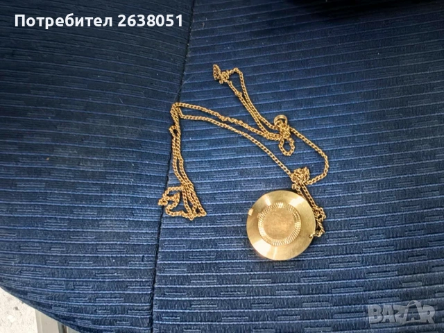 Позлатен часовник чайка, снимка 2 - Стенни часовници - 54416501