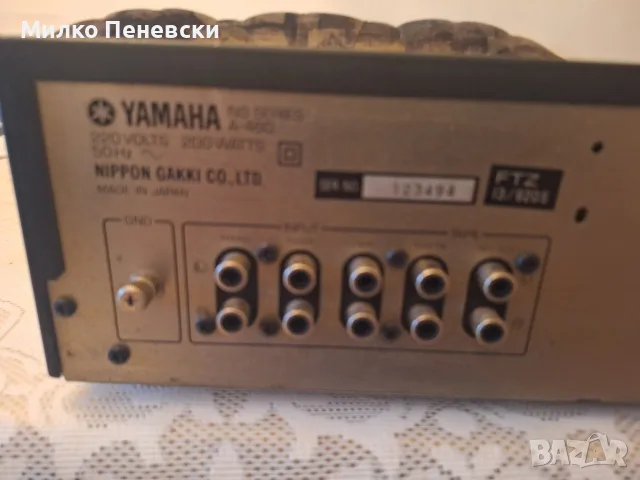 YAMAHA A 460 STEREO AMPLIFIER.MADE IN JAPAN., снимка 5 - Ресийвъри, усилватели, смесителни пултове - 55567902