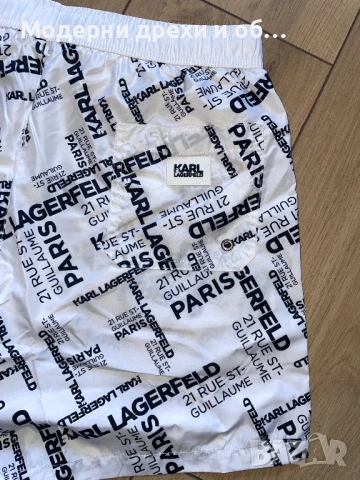 Мъжки бански Karl Lagerfeld M,L, снимка 3 - Бански - 54571482
