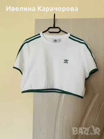 Дамска памучна тениска Adidas, снимка 3 - Тениски - 55343539