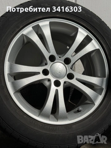 Джанти 16 5х112 + Гуми Dunlop SP Sport, снимка 5 - Гуми и джанти - 54574244