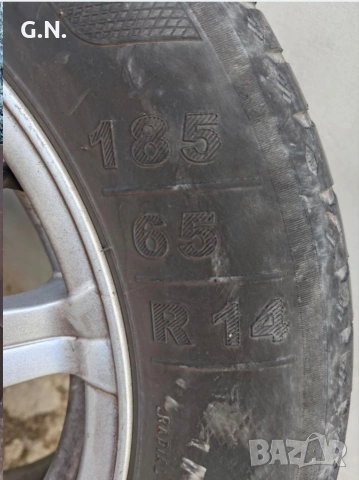 Джанти с гуми 4х114.3 14, снимка 2 - Гуми и джанти - 54086220