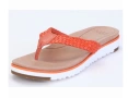 Кожени чехли / сандали UGG Australia Lorrie 1016176 Fire Opal Flip Flops номер 39 и 40, снимка 1