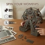 Нова Въртяща 3D рамка за снимки дървен DIY пъзел виенско колело идеален подарък, снимка 3