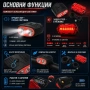 Комплект предни и задни светлини за колело LED фар фенер заден стоп лед за велосипед на батерии, снимка 2