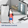 MOES Zigbee Smart Curtain Switch – смарт ключ за електрически завеси и щори с RF433 и стъклен touch , снимка 4