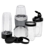 Мощен блендер за смутита с пълен комплект чаши и бутилки - BPA Free, импулсен режим, снимка 1