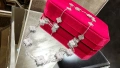 Van Cleef & Arpels VCA 20 Motifs Silver Diamonds Vintage Alhambra Long Clover Дамско Колие, снимка 2