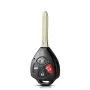 Кутийка за ключ с 4 бутона за Toyota Corolla,Avensis, Yaris, RAV4 и др, ​с острие TOY 43, снимка 1