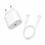 Зарядно 35W USB-C с кабел USB-C to C бързо зареждане комплект SP01414, USB-C изход, 35W мощност, снимка 1