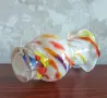 Винтидж ваза тип Мурано-Ръчна изработка. , снимка 6
