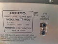 ONKYO TA-W30 DOUBLE STEREO CASSETTE DECK.MADE IN JAPAN., снимка 8