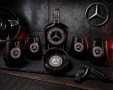 ТОП Подарък за фен на Мерцедес/Mercedes – бутилка - чаши - пепелник, снимка 1