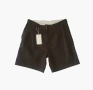 ZARA Мъжки Къси Панталони Чисто Нови Етикети Chinos W34-35 (EUR 44,USA 34) Плътен Памук Цвят Шоколад, снимка 2