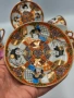 Satsuma Japan японски порцеланов сервиз за кафе,  „Lithophane Geisha“, снимка 6
