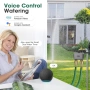 Чисто нов Двоен Смарт WiFi Таймер за Автоматично Поливане Haozee (с 2 изхода + WiFi Хъб)   , снимка 3