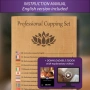 Комплект за масаж Uplife Premium Cupping, 12 поликарбонатни чашки, снимка 5