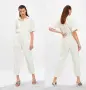 нов ленен гащеризон Zara, снимка 3