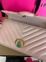 Дамска чанта PINKO Love One Mini DC в розов цвят, снимка 6