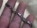 стара детска сребърна гривна с емайл, снимка 10